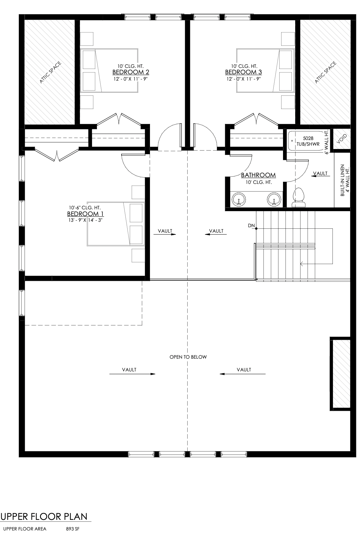 Adelaide Upper Floor Plan