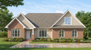 A8245-A Traditional House, 3 Bedrooms, 2 Bathrooms | Alan House Plan Exterior-3
