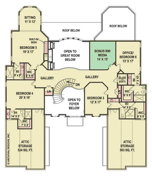 Alexandra House Plan - Archival Designs House Plans, floor plan