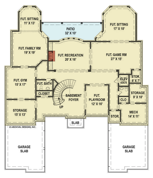 Alexandra House Plan - Archival Designs House Plans, floor plan