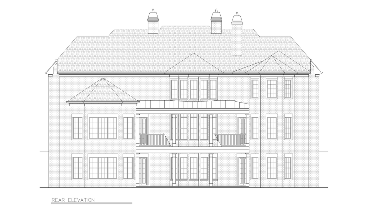 A010-A Alexandra House Rear Elevation