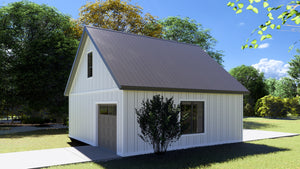 Detached 2-Car Garage with Bonus Room Loft – 464 Sq Ft