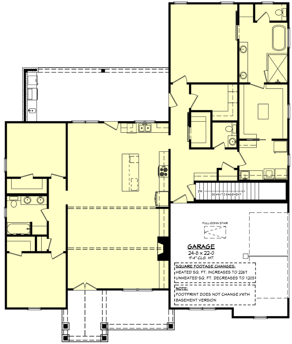 Allenby Basement Floor Plan