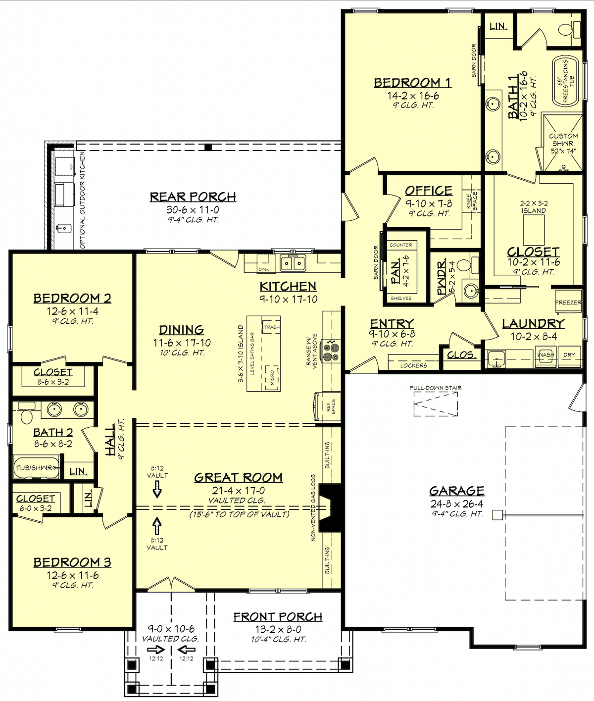 Allenby Main Floor Plan