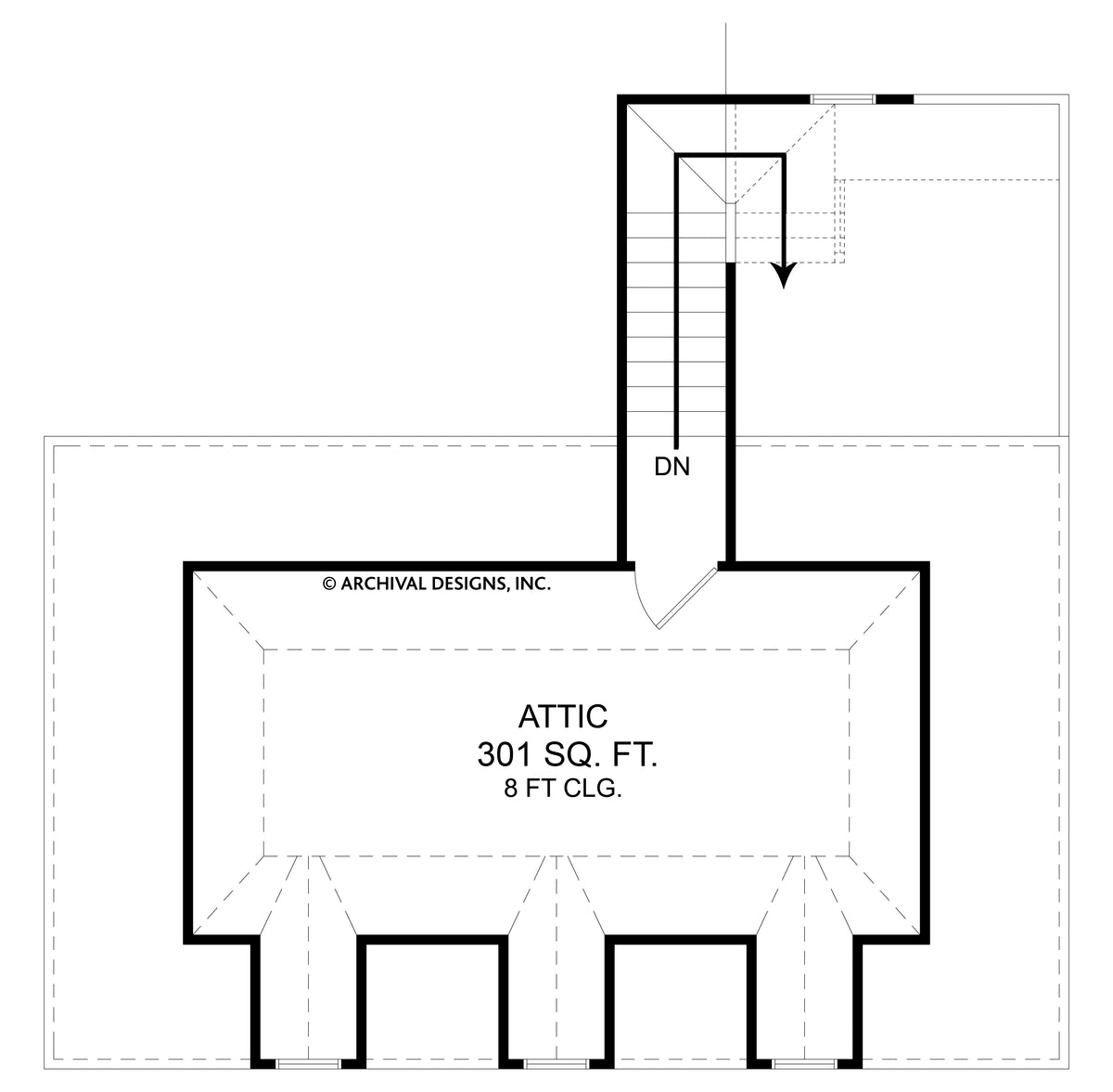 Amara / Third Floor Plan (Attic)
