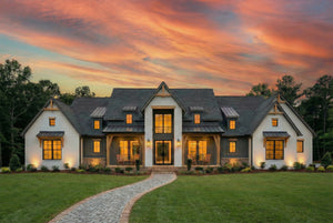 C8154-A Modern Farmhouse House, 4 Bedrooms, 4.5 Bathrooms | Amaryllis 2 House Plan Exterior