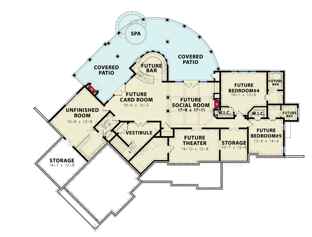 Amicalola Cottage Home Plan  Floor Plan