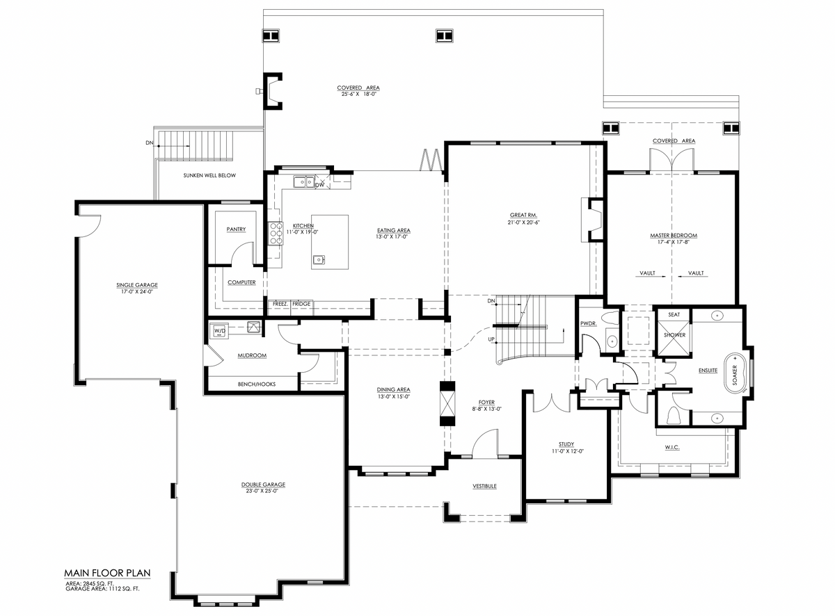 Arbutus Main Floor Plan