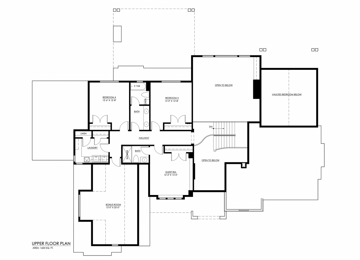 Arbutus Upper Floor Plan