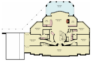 A042-A Avanleigh Estat, Archival Design, Basement Floor Plan