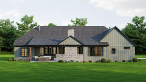 AJ7855-A Modern Farmhouse, 2 to 3 Bedrooms, 2.5 Bathrooms | Plan VD1066 Exterior-5