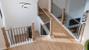 AJ7726-A Craftsman House Balcony, 3 Bedrooms, 2.5 Bathrooms | Plan 1063