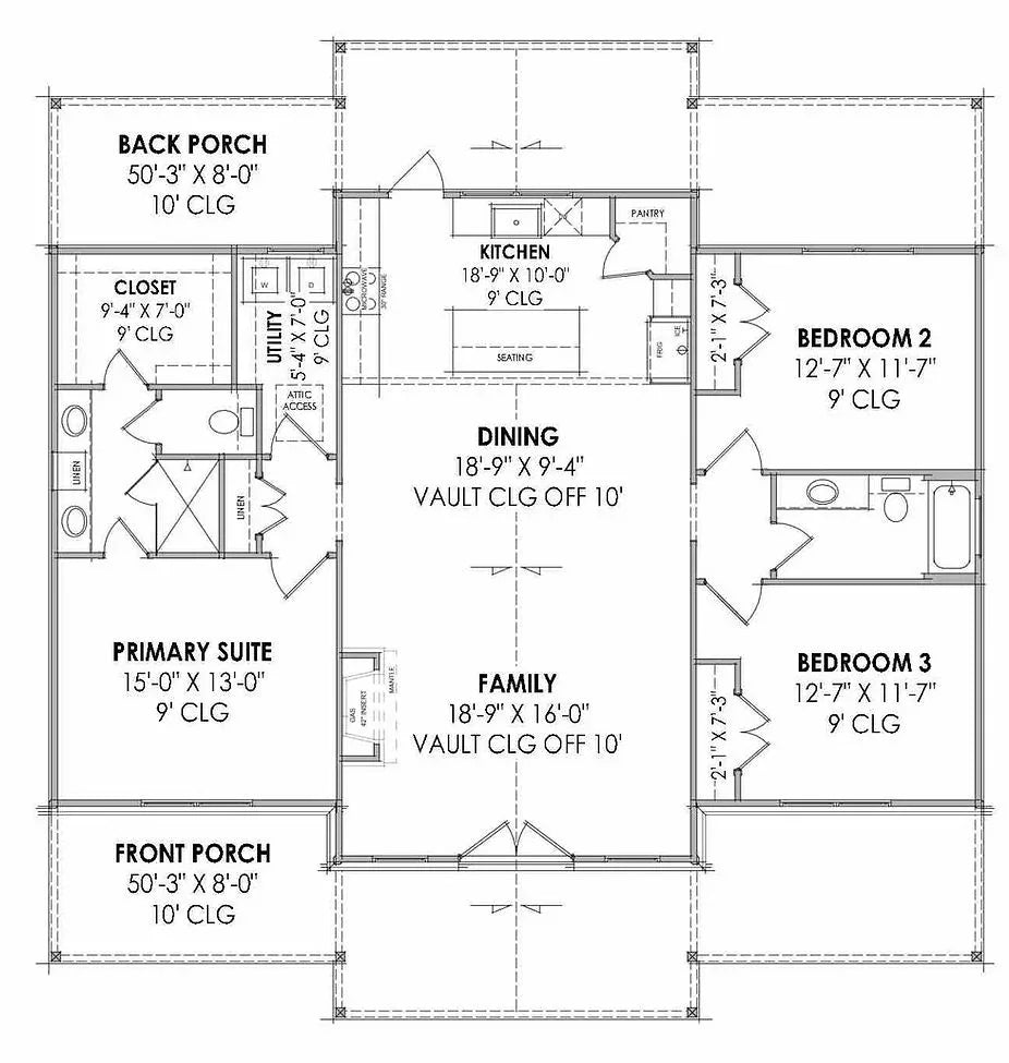 R5322-A Barndo 2 House Plan | 3 Bedrooms, 2 Bathrooms Exterior