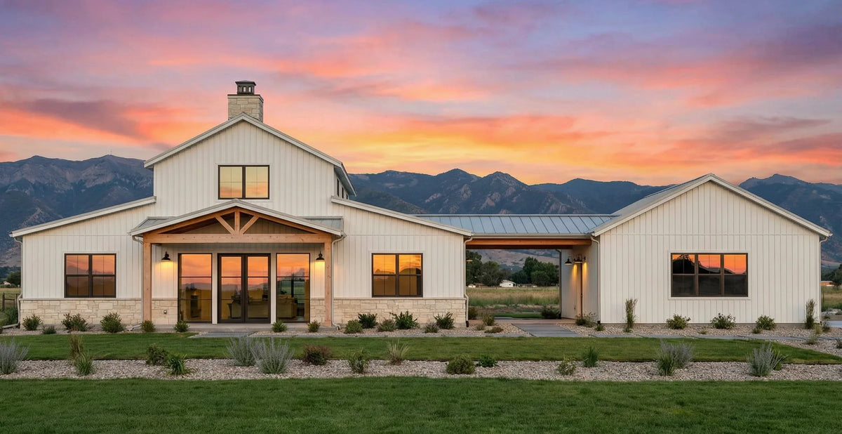 R2658-A Hawkins House Plan | 3 Bedrooms, 2 Bathrooms Exterior