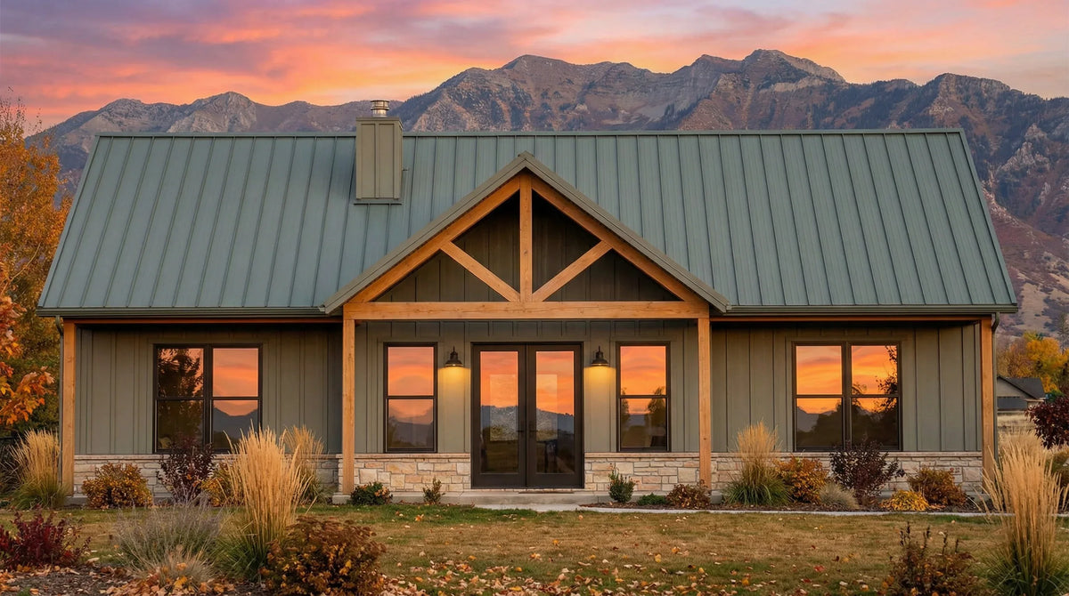 R5322-A Barndo 2 House Plan | 3 Bedrooms, 2 Bathrooms Exterior