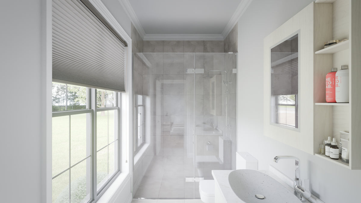 AJ7679-A Modern Farmhouse Bathroom, 4 Bedrooms, 3.5 Bathrooms | Plan 1011 