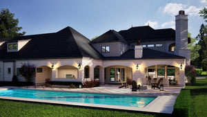 F8041-A French Country House, 5 Bedrooms, 5.5 Bathrooms | Becky Jane Exterior-4