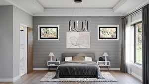 AJ7722-A Modern Farmhouse Master Bedroom, 4 Bedrooms, 4 Bathrooms | Plan 1062 