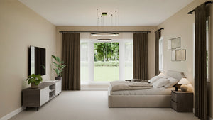 AJ7716-A Craftsman Ranch House Master Bedroom, 3 Bedrooms, 2.5 Bathrooms | Plan 1061 