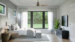 AJ8217-A Modern Farmhouse Master Bed, 4 Bedrooms, 3.5 Bathrooms | VD1034 House Plan 