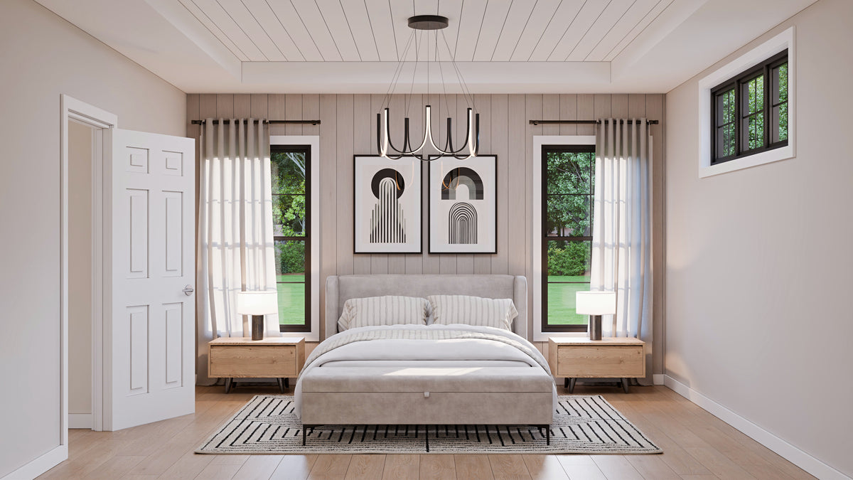 AJ7856-A Craftsman House Master Bedroom, 3 to 4 Bedrooms, 2.5 Bathrooms | Plan VD1067