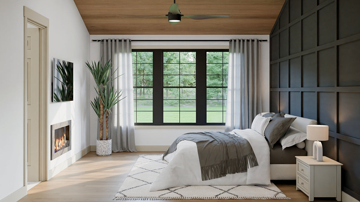 AJ7855-A Modern Farmhouse Master Bedroom, 2 to 3 Bedrooms, 2.5 Bathrooms | Plan VD1066