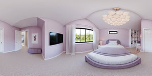 AJ7856-A Craftsman House Bedroom Panorama, 3 to 4 Bedrooms, 2.5 Bathrooms | Plan VD1067