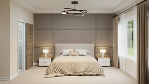 AJ7710-A Modern Farmhouse Master Bedroom, 3 Bedrooms, 2.5 Bathrooms | Plan 1059