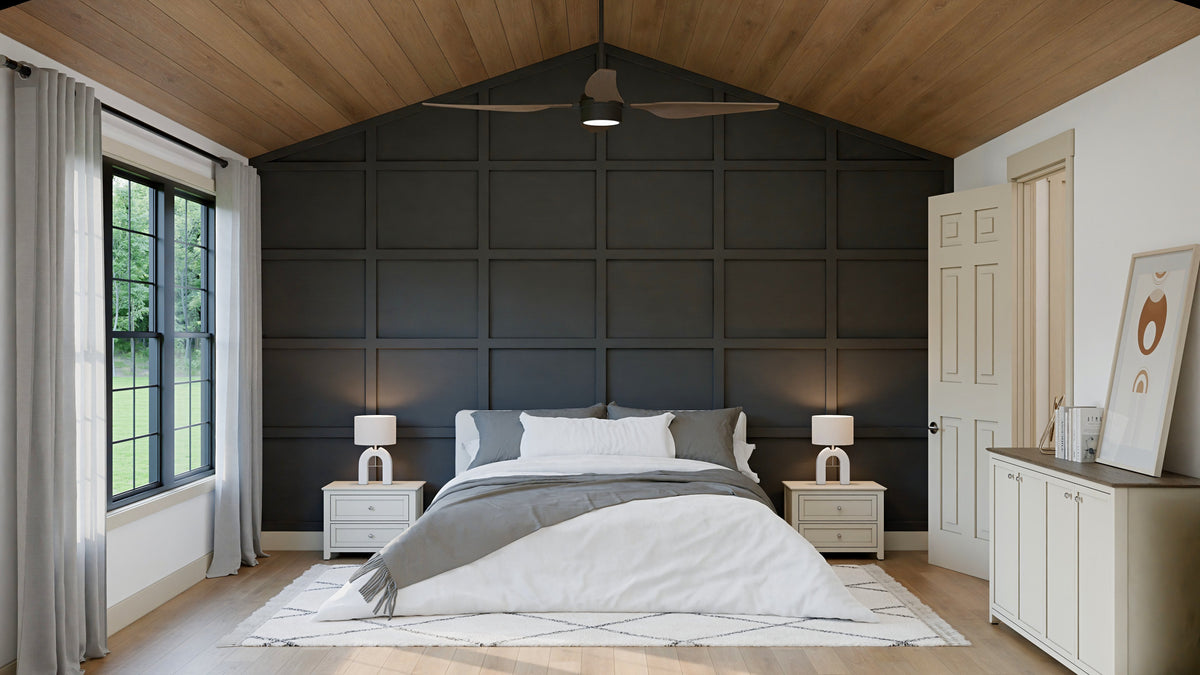 AJ7855-A Modern Farmhouse Master Bedroom, 2 to 3 Bedrooms, 2.5 Bathrooms | Plan VD1066