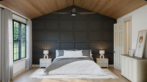 AJ7855-A Modern Farmhouse Master Bedroom, 2 to 3 Bedrooms, 2.5 Bathrooms | Plan VD1066