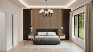 AJ7727-A Modern Farmhouse Master Bedroom, 3 Bedrooms, 2 Bathrooms | Plan 1064 