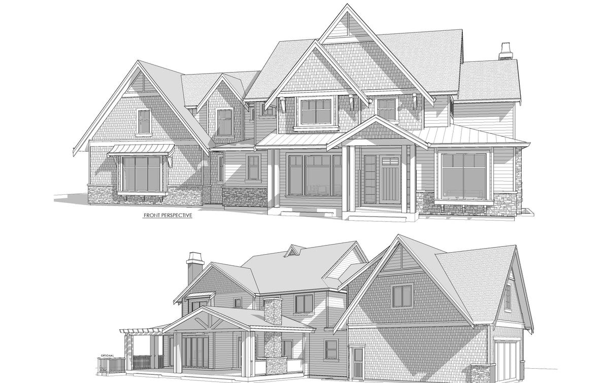 Craftsman Style Open Concept Home Plan