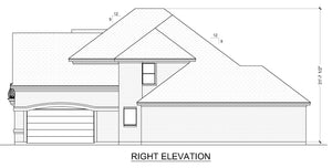 European Style 3,459 Sq Ft 4-Bedroom Home with Game Room and Elegant Layout