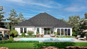 European Style 3,459 Sq Ft 4-Bedroom Home with Game Room and Elegant Layout