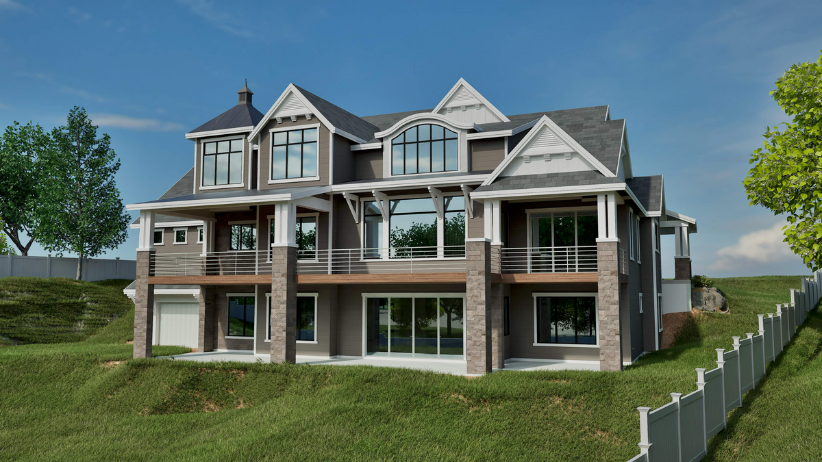 Elegant 6-Bedroom Home with Wraparound Porch and Walkout Basement