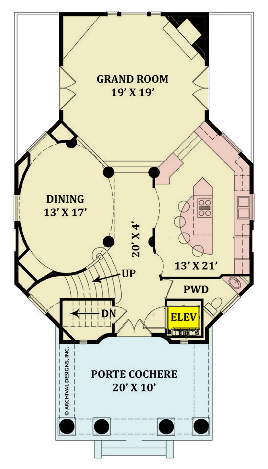 A050-A Balleroy House Exterior