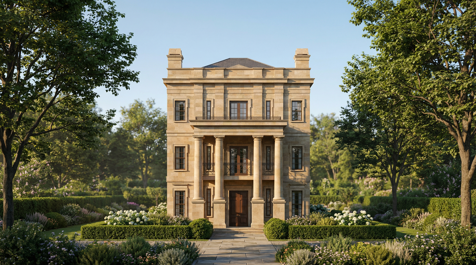 A050-A Balleroy House Exterior