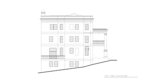 A050-A Balleroy House Left Elevation