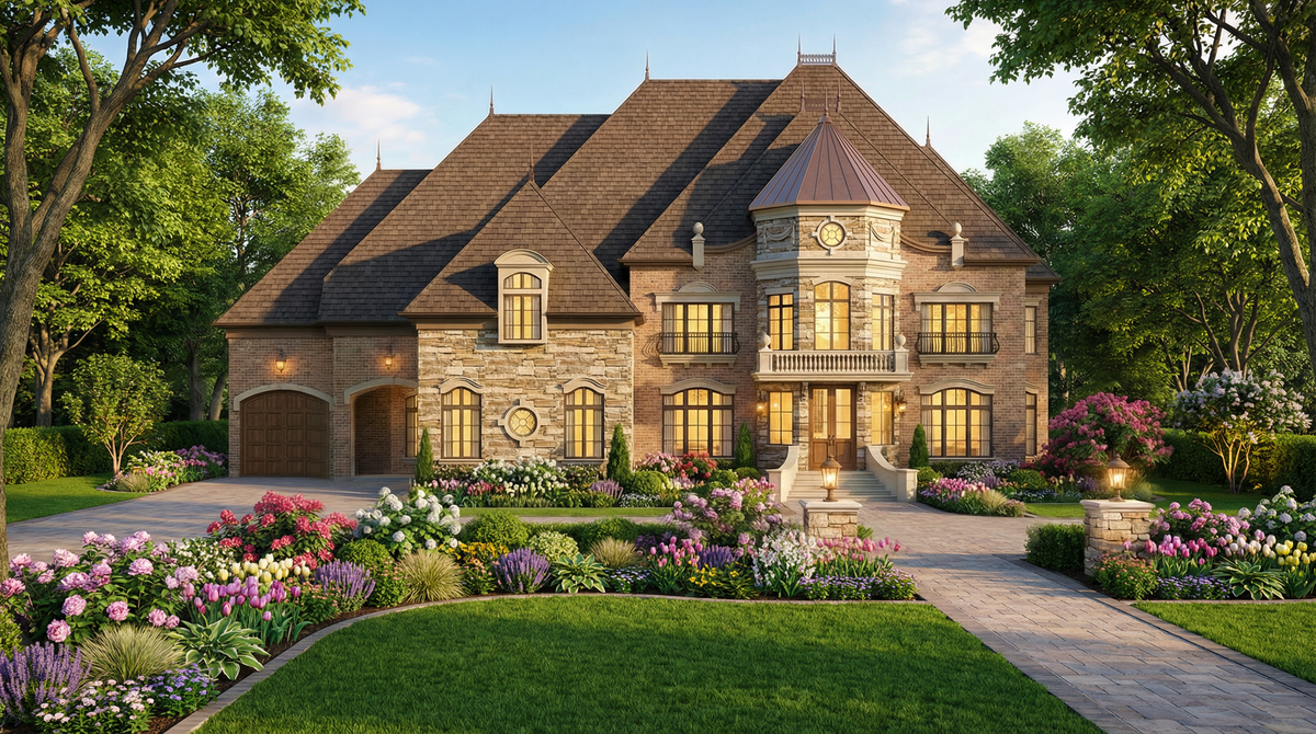 Luxurious 6-Bedroom Home with Grilling Terrace, Guest Suite, and Elegance