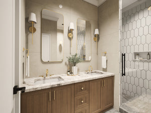 25124 Blues 3 Traditional Style Plan 3-Beds, 2.5 Bathrooms, Bathroom