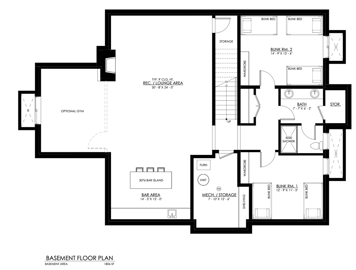 Bayshore Basement Floor Plan