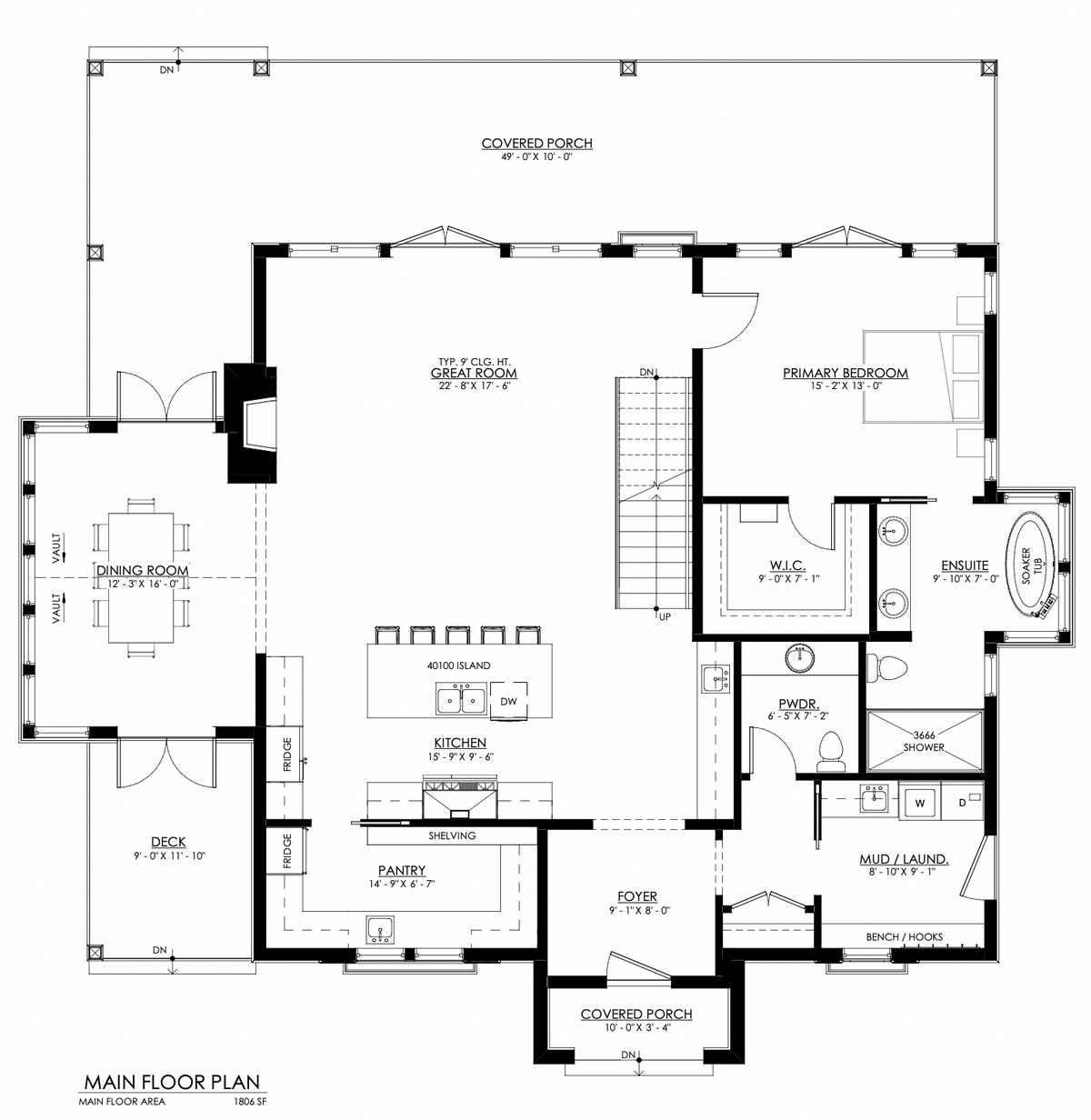 Bayshore Main Floor Plan