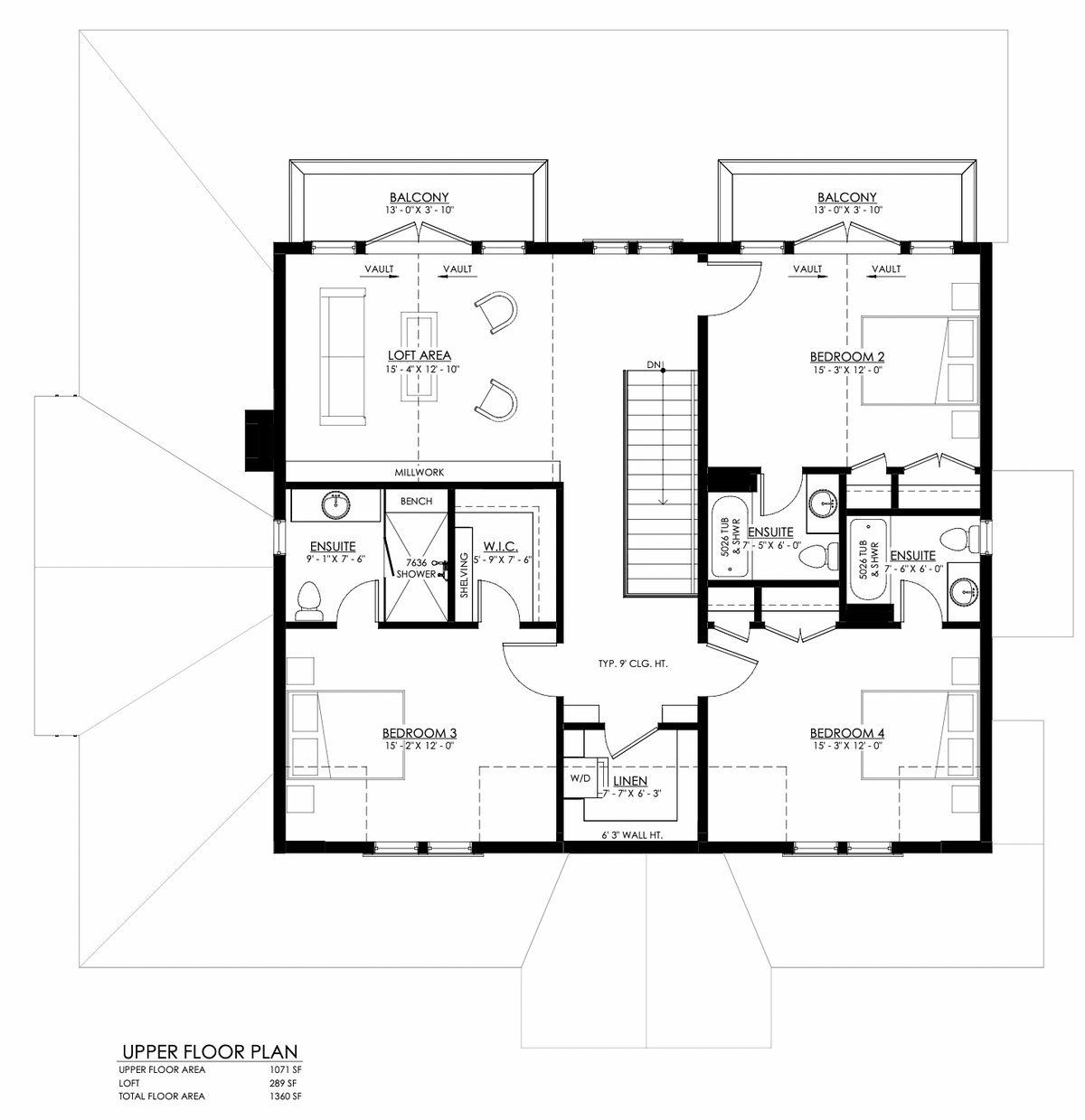 Bayshore Upper Floor Plan