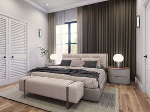 A8073-A Modern Farmhouse Master Bedroom, 3 Bedrooms, 2.5 Bathrooms | Persimmon House Plan 