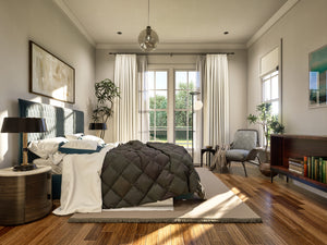 A7310-A Blues House Plan Bedroom