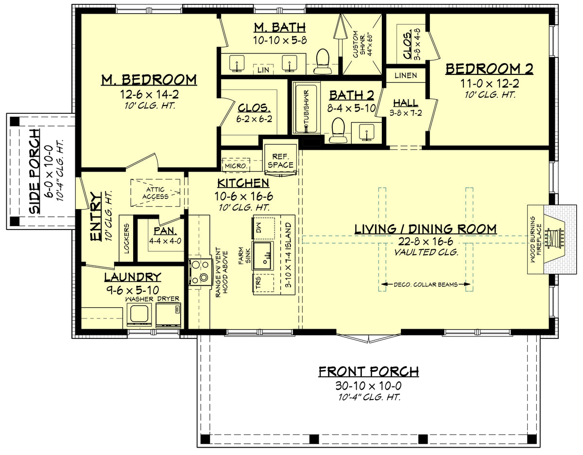 Bennett Lane Main Floor Plan