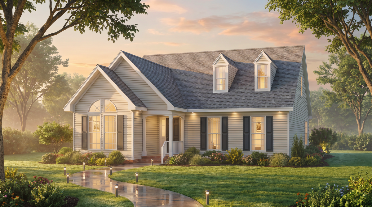 ST25084 Beth Traditional Style 3 Beds, 2 Baths, 1 Half-Baths,Exterior 1