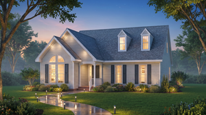 ST25084 Beth Traditional Style 3 Beds, 2 Baths, 1 Half-Baths, Exterior 2