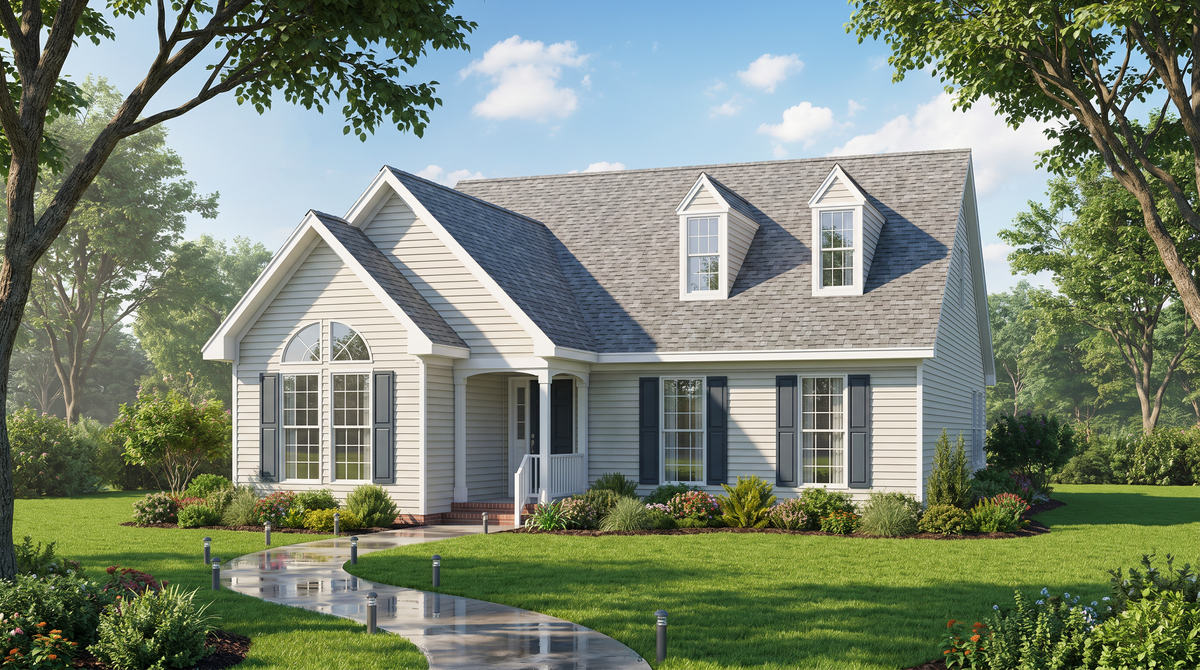 ST25084 Beth Traditional Style 3 Beds, 2 Baths, 1 Half-Baths, Exterior