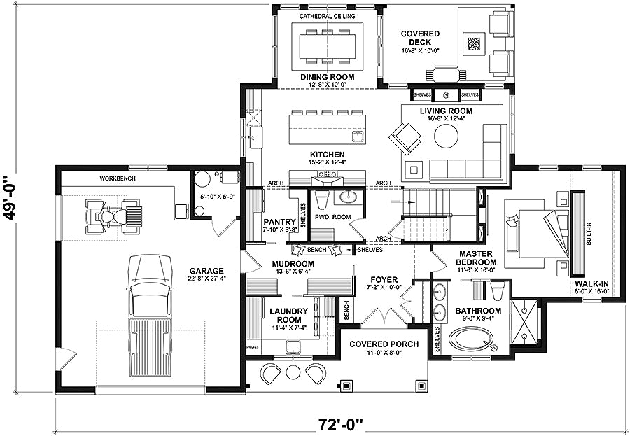 Birchview Main Floor Plan